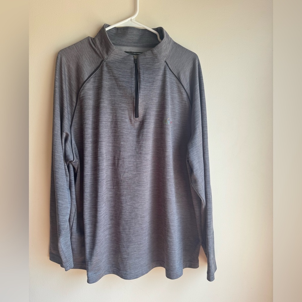 Men’s Greg Norman XXL Grey 1/4 zip